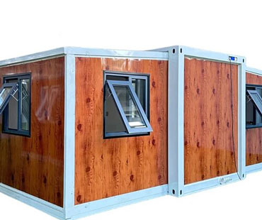 Light steel structure double wing expansion house